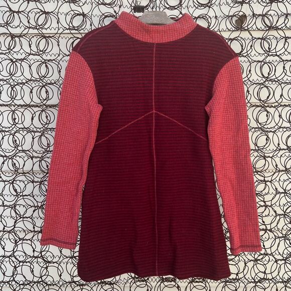 prAna Josette Redberry Wool Blend Tunic Sweater SMALL - Picture 1 of 6